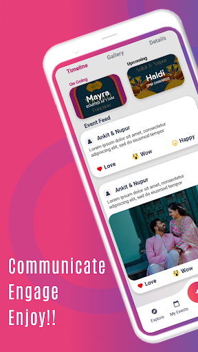 Android application Eventlane screenshort