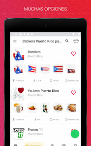 Captura de Pantalla 14 Stickers Puerto Rico para Chat android