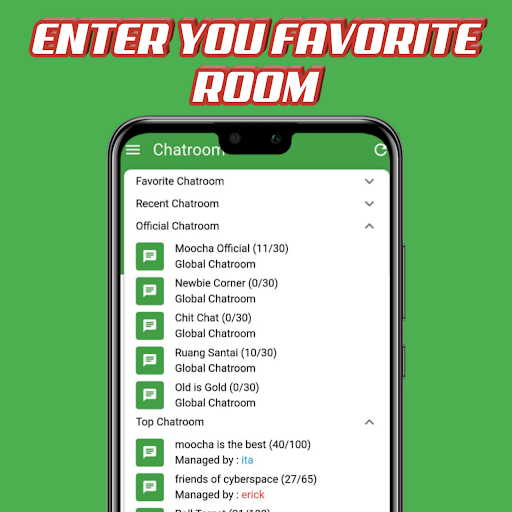 Moocha - Mobile Chat Community Screen 2