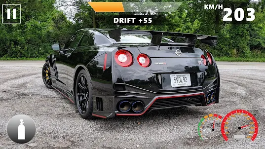 GTR Nismo: Extreme New Drift & Stunts City Drive