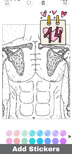 Human Body Coloring Glitter