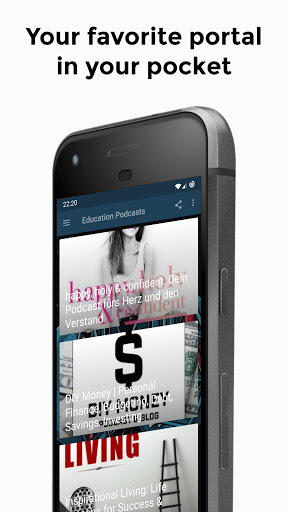 Android application Education Podcasts screenshort