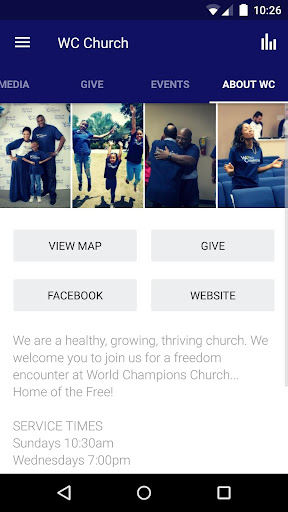World Champions Church Screen 3