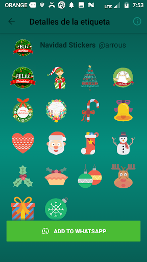 Stickers Christmas for WhatsAp Screen 2
