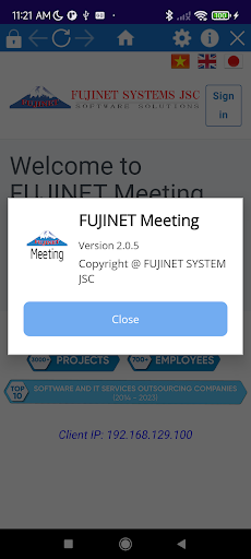 FUJINET Meeting Screen 2