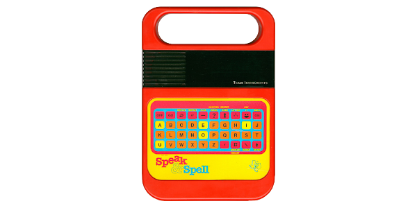 Speak and spell electronic game discount
