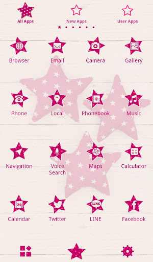 Pink Stars wallpaper Screen 3