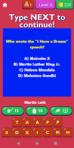 History Quiz Game