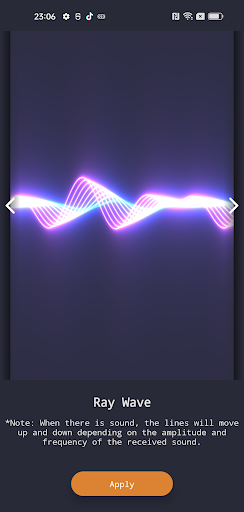 Android application Equalizer Live Wallapper screenshort