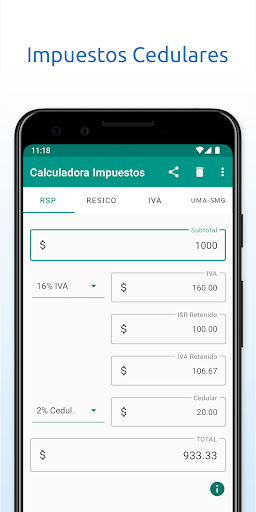 Calculadora de Impuestos