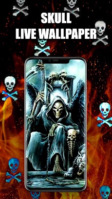 Skull Live Wallpaper スカルの壁紙 Androidアプリ Applion