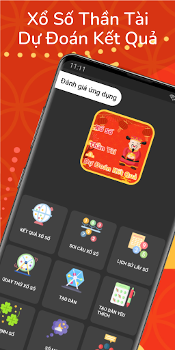 Android application Xổ Số Thần Tài Dự Đoán Kết Quả screenshort