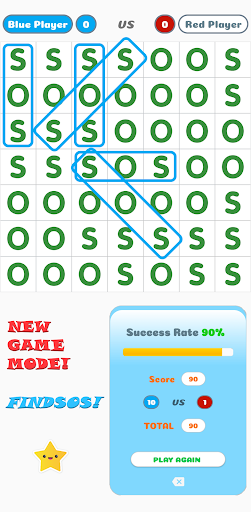 SOS Game: Better than XOX Game screenshot 1