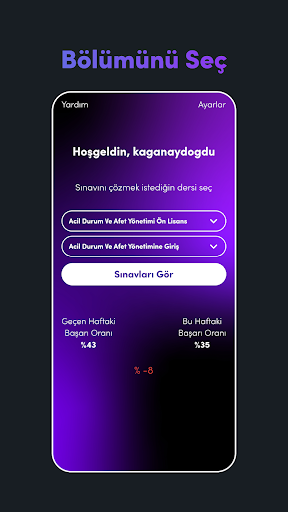 Android application Aöf Soruları (AtaUni) screenshort