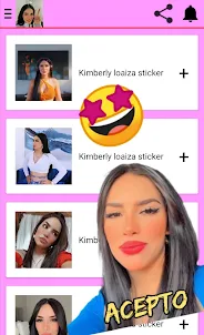 Kimberly Loaiza Stickers