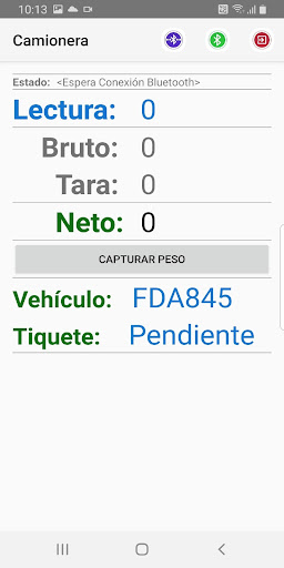 Báscula Camionera Screen 3