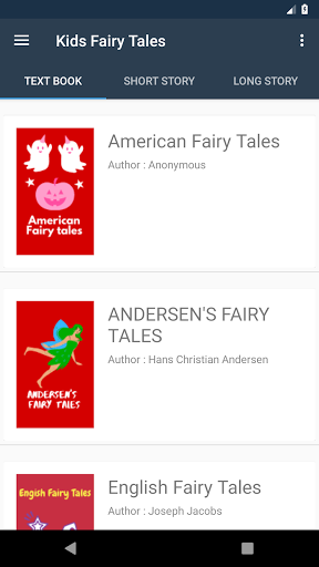 Android application Fairy Tale Story Book to Read screenshort