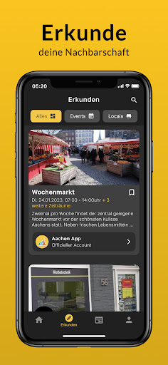 Aachen App Screen 2