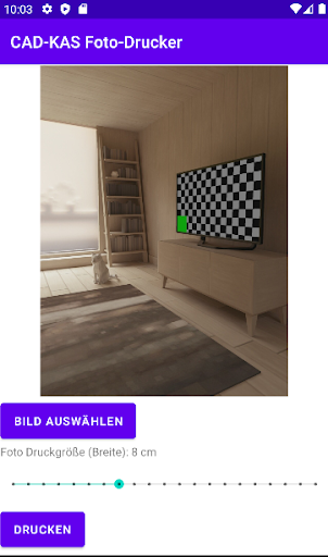 Android application CAD-KAS Foto-Drucker screenshort