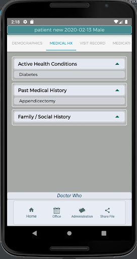 Android application myEMR screenshort