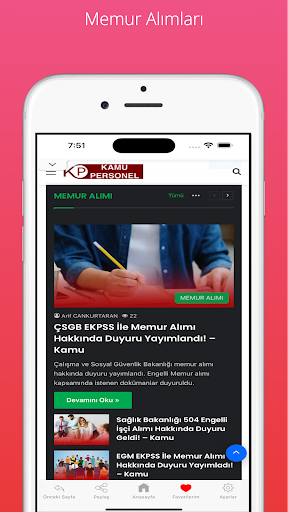 Kamu Personeli - İşçi Alımları Screen 3