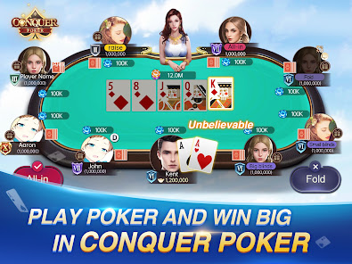Screenshot 9 Conquer Poker - Texas Hold'em android
