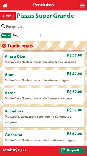 Casa Nostra Pizzaria Screen 2