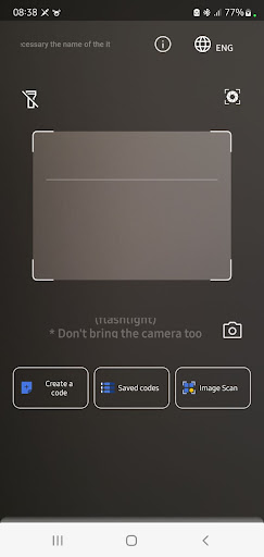 Android application QR & Barcode Scanner + screenshort