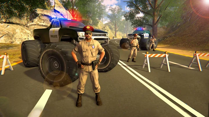 Police Monster Truck Car Games MOD