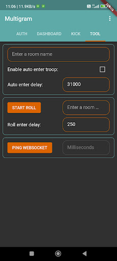 Android application Multigram screenshort