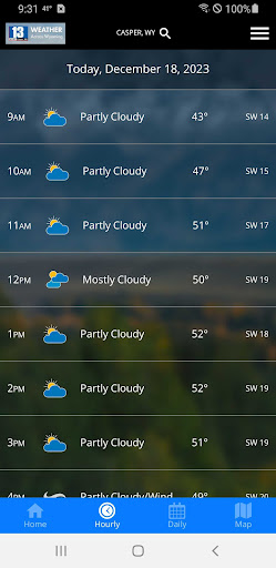 KCWY News 13 Weather Screen 2