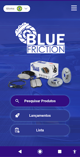 Android application Blue Friction screenshort
