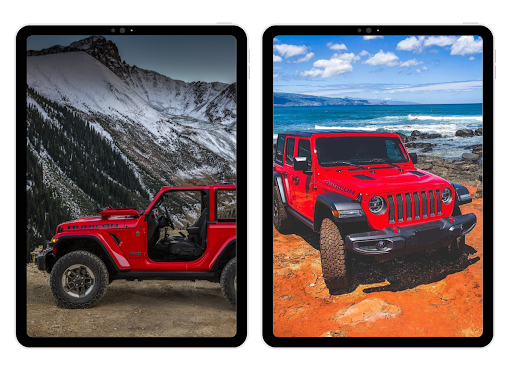 Red Jeep Wrangler Wallpapers Screen 2