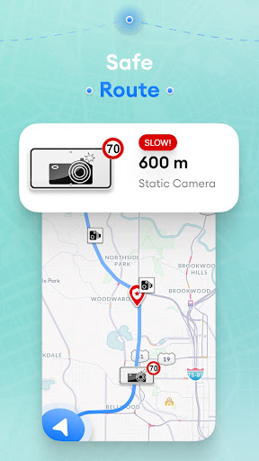 Map Drive - Radar, Speedometer Screen 2