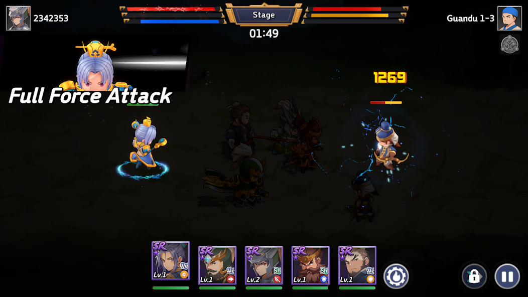 Three Kingdoms Tempest MOD APK screenshot