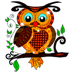 Owl Color by Number - Birds Coloring Book Pages Apk