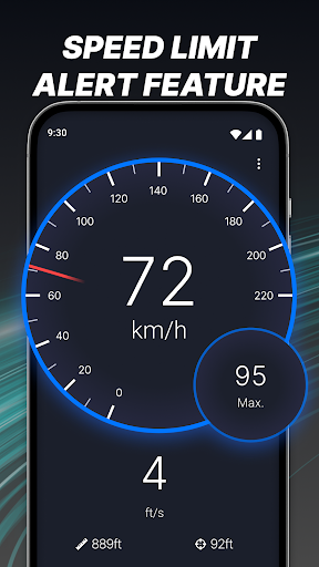 Screenshot of GPS Speedometer: Speed Tracker