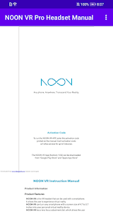 NOON VR Pro Headset Manual