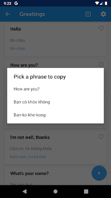 Learn Vietnamese Phrasebookのおすすめ画像5