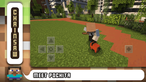 Addon Chainsaw mod for MCPE