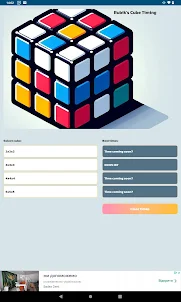 CubeTimer - Kostka Rubika