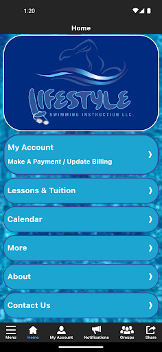 Lifestyle Swimming Instruction Screen 2