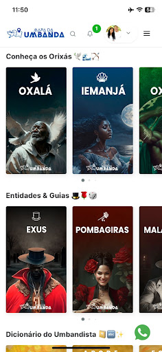 Android application Mapa da Umbanda screenshort