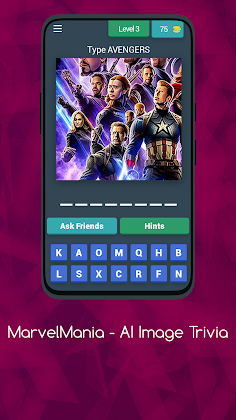 MarvelMania - AI Image Trivia - Screenshot 4
