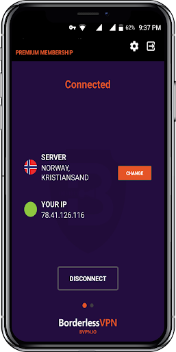 Android application Borderless VPN - Ultimate secu screenshort