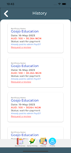 AmenRemit Screenshot