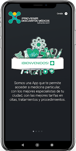 Android application Prevenir Descuentos Médicos screenshort
