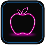 Apple Neon Wallpaper - FREE icon