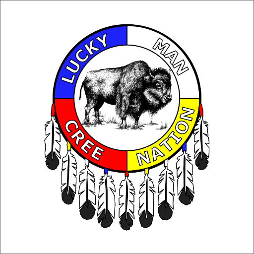 Lucky Man Cree Nation logo