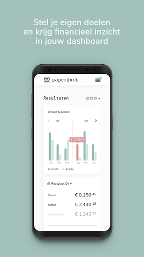 Android application Paperdork | ZZP boekhouding screenshort